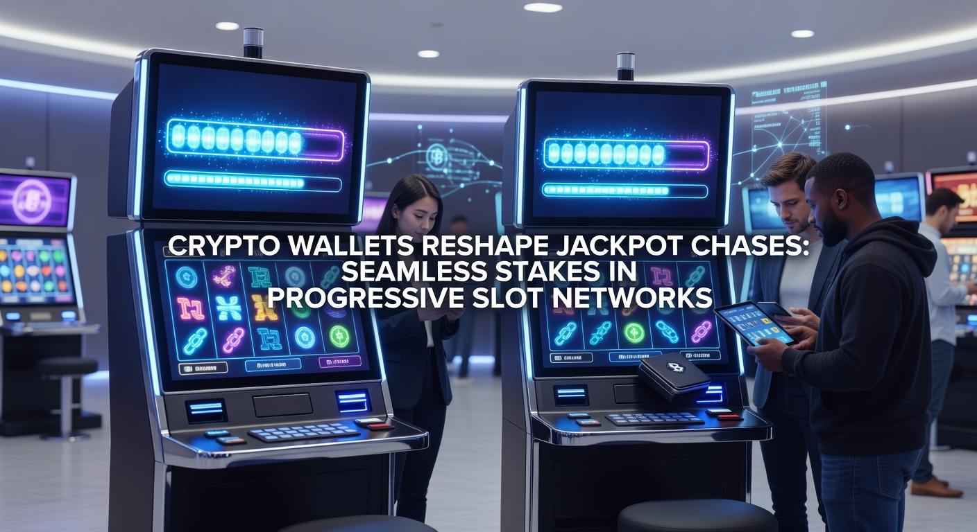 Screenshot of a mobile crypto wallet interface displaying a progressive slot jackpot wager confirmation, with blockchain transaction details and real-time pot growth