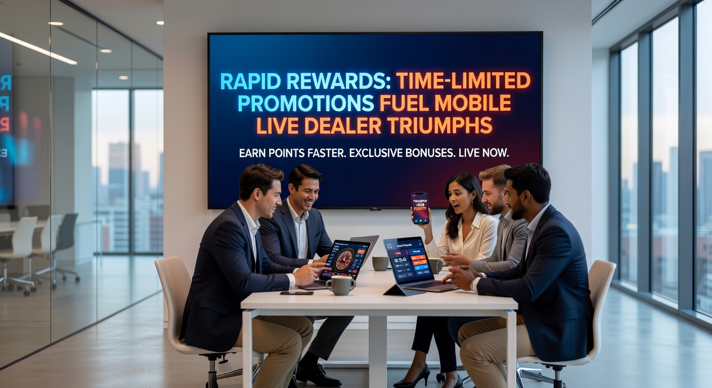 Graph showing upward trends in mobile live dealer participation linked to Rapid Rewards promotion activations, with peaks during time-limited events