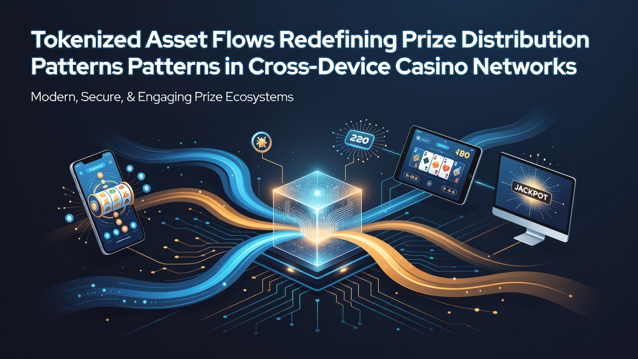 Visualization of tokenized asset flows across casino devices